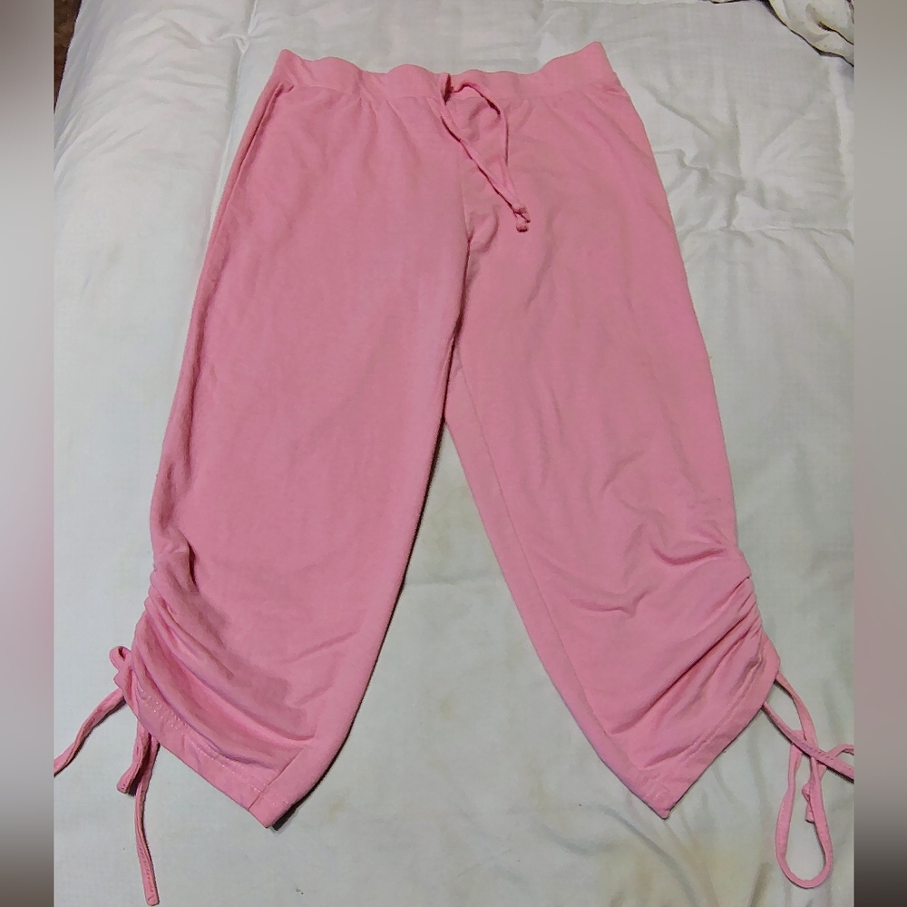 Fame 4 Fifteen, Woman's Pink, Cropped Joggers, Size S